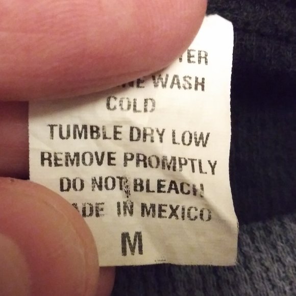 Ramones Hey Ho Let's Go Thermal Long Sleeve T-Shirt Vintage (Size Medium) NEW HT - Picture 2 of 2